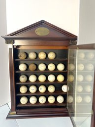 AN/CR166 - Bombay Display Cabinet With Vintage/Antique Golf Balls