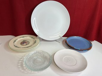 E/ 11pcs - Assorted Plates: Crate & Barrel, Mesa Dansk, Pfaltzgraff Etc