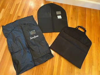 DR/ 3pcs - Various Size Black Garment Bags: Neiman Marcus, Saks 5th Avenue, St. Johns