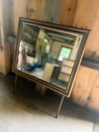 B/ Vintage Large Wood Frame Dresser Mirror By Sterling Furniture, CT