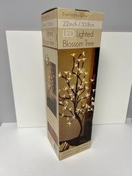 Pretty 22' LED Lighted Blossom Tree Decor Piece New In Box By Everlasting Glow