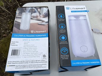 BY/ 2pcs - Life Smart Ultrasonic Humidifiers
