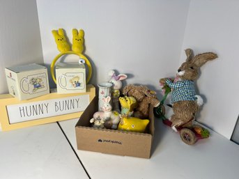 AN/CR146 12pcs - Easter Bunny Lot: TY, Rae Dunn Etc