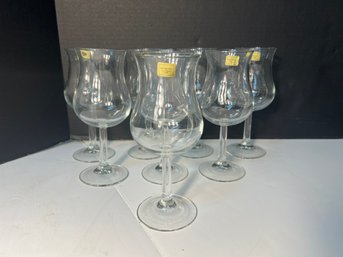 AN/CR146 Box - 8 Luminarc Clear Wine Glasses - Made In France