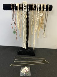 C/ Bin - Assorted Costume Jewelry Lot #3 - Necklaces