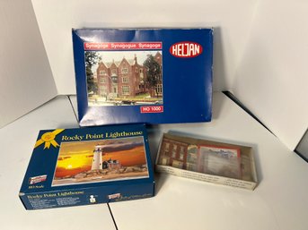 AN/CR125 - 3 In Box - Miniature Building Model Kits: Heljan Walthers, Holgate And Reynolds