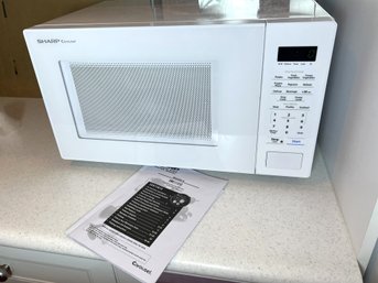 K/ White Countertop Microwave By Sharp With Manual
