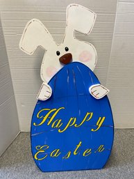 AD/B - Wooden Stand Up Easter Decoration Made By Local Artisan