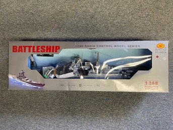 CR/B - Radio Control Battleship In Original Box By Heng Tai