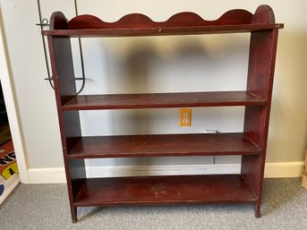 CR/B - Open Wood Bookcase With 4 Shelves