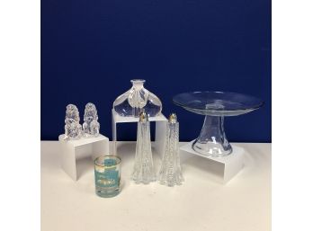 Assorted 7 Pc Glass Decor Bundle