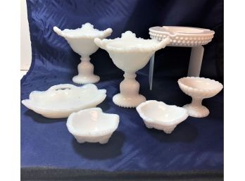 Antique Milk Glass Bundle #1