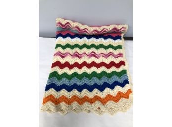 Colorful Afghan Throw Blanket