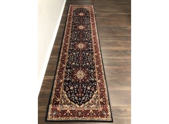 Vintage Antalya Wool Runner Rug 2.7 Ft X 11 Ft