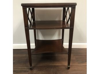 Oh So Pretty Wooden X-Side Accent End Side Table #2