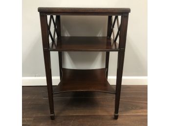 Oh So Pretty Wooden X-Side Accent End Side Table #1