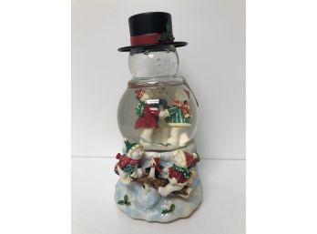 Snowman Shaped Snow Globe