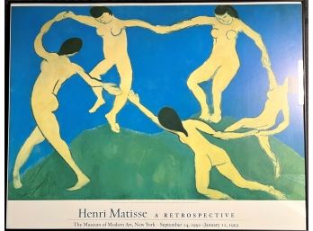 Framed Gallery Poster 'dance' By Henri Matisse, Museum Of Modern Art NY