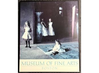 Framed Gallery Poster 'the Daughters Of Edward D Boit' From MFA Boston, John Singer Sargent