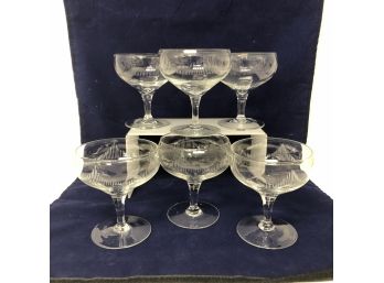 Sherbet Glass Or Low Champagne Glass Bundle