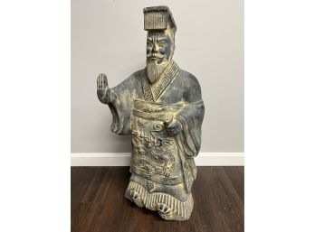 3 Foot Tall Statue Of Chinese Emperor