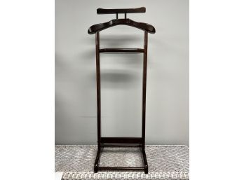 Wooden Men's Suit Valet Butler Stand The Bombay Co