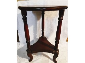 3 / Dark Wood Small 3-Leg Round Side Accent Table