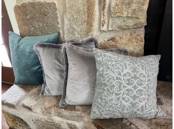 F/ 4 Very Pretty Toss Pillows By Magaschoni Home, Lacourte...