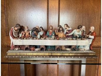 M/ Capodimonte The Last Supper' Museum Quality Porcelain By Cortese