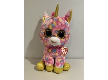 C/ Beanie Boos TY 'Fantasia' Large Multicolor Unicorn Plush Stuffed Toy