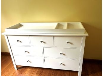 B/ Pretty White Dresser & Removable Changing Table By Pottery Barn