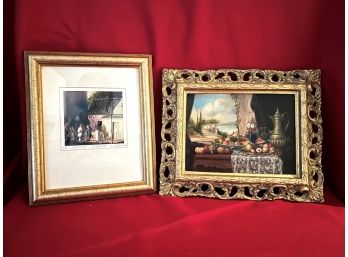 C/ 2 Very Pretty Framed Artwork Pieces