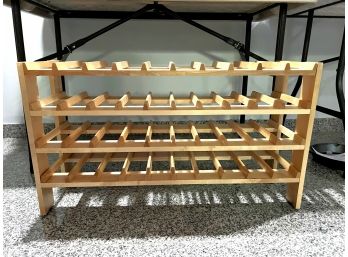 C/ Very Pretty Light Wood 4 Level Wine Rack