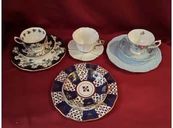 C/ Assorted Teacups Saucers & Small Plate - Royal Albert & Royal Classic