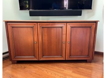 F/ Gorgeous 3 Door 9 Shelf Console Media Cabinet