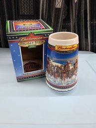 Budweiser Holiday Stein 2002