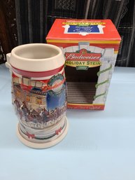 Budweiser Holiday Stein 2001