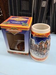 Budweiser Holiday Stein 1999