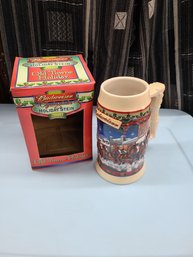 Budweiser Holiday Stein 2003