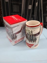 Budweiser Holiday Stein 2017