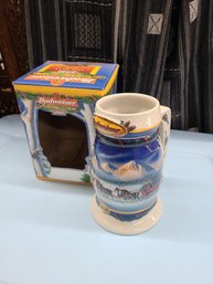 Budweiser Holiday Stein 2000