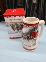 Budweiser Holiday Stein 2010