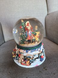 Christmas Santa And Toys Music Box