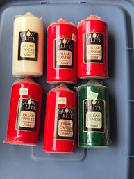 Glow Lite Candles Set Of 6