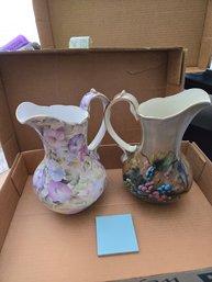 Formalities Floral & Lisa White Pitcher (2)