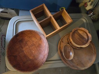 Wood Kitchen Set Of 7 ,