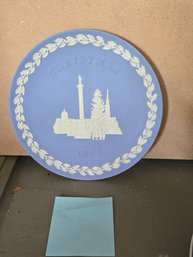 Wedgwood Jasperware Christmas Commemorative Plate