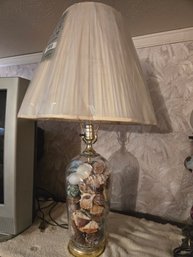 Glass Shell Lamp With Shade