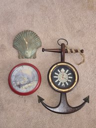 Clocks - Set Of 3 - Shell