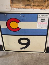 Vintage Colorado 9 Sign